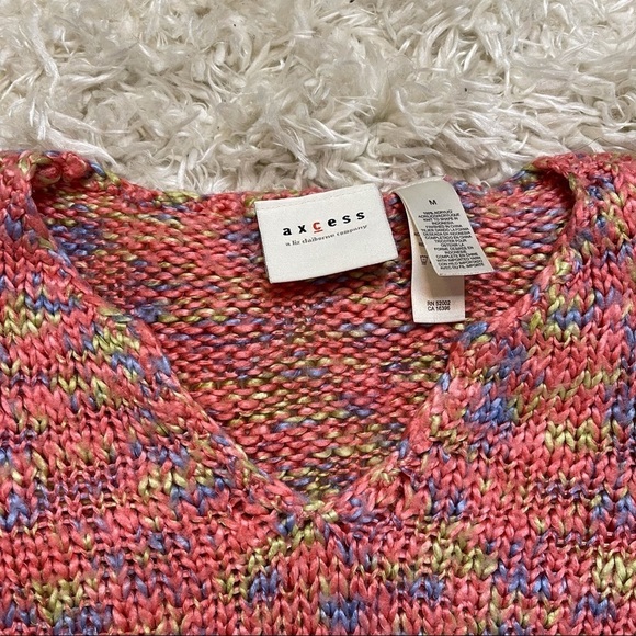 Liz Claiborne Colorful Knitted Sweater - Picture 4 of 6